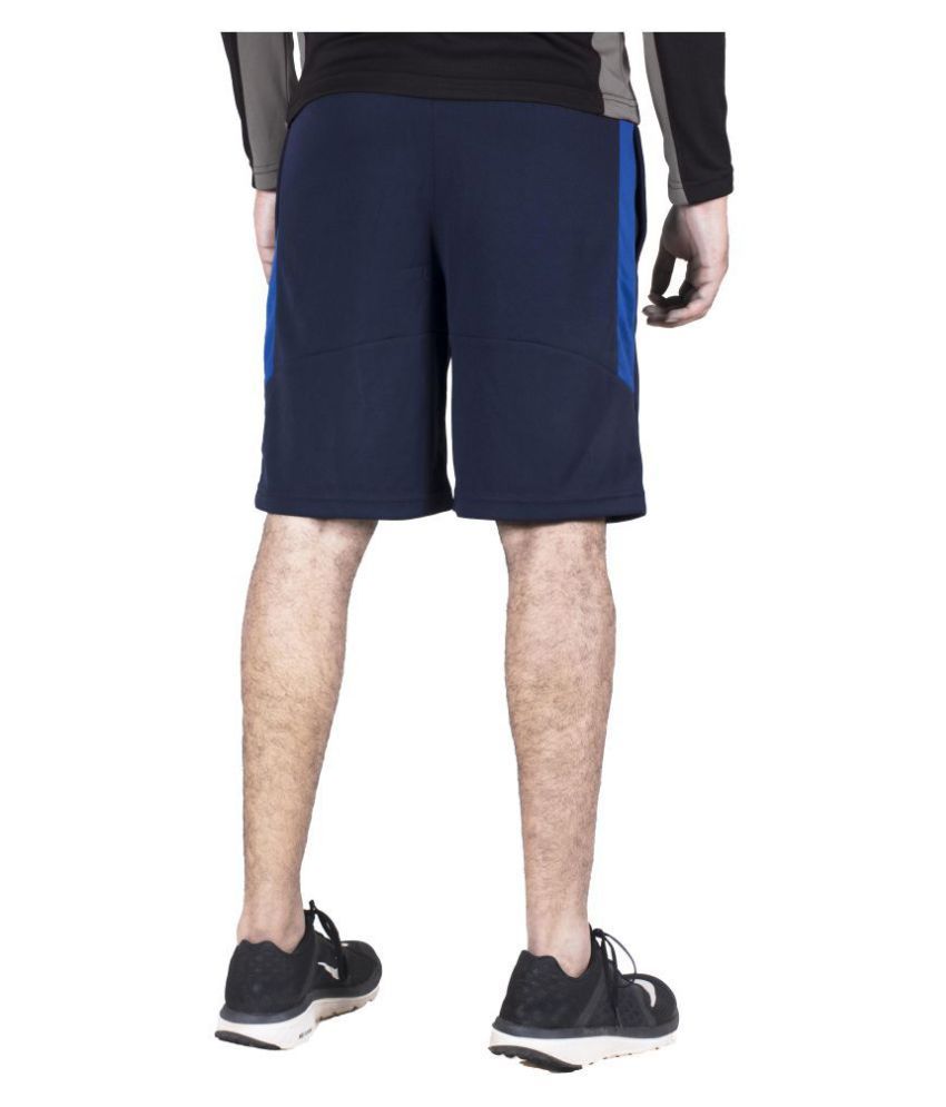 Repugn Navy Polyester Basketball Shorts Buy Repugn Navy Polyester