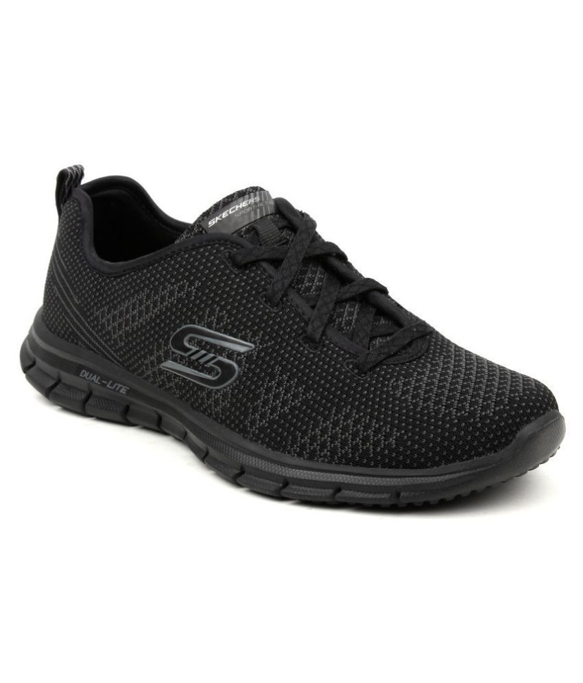 Skechers Black Running Shoes Price in India- Buy Skechers Black Running