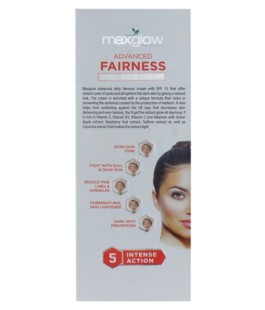 maxi glow face cream