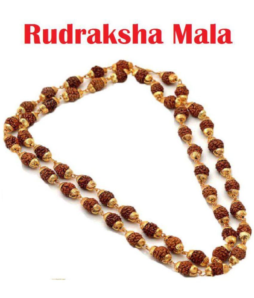     			Astha Jyotish Brown Wooden Rudraksh Mala