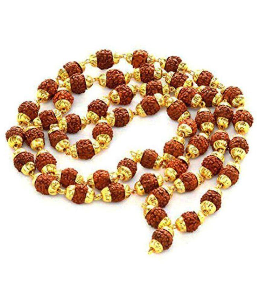     			Astha Jyotish Brown Wooden Rudraksh Mala