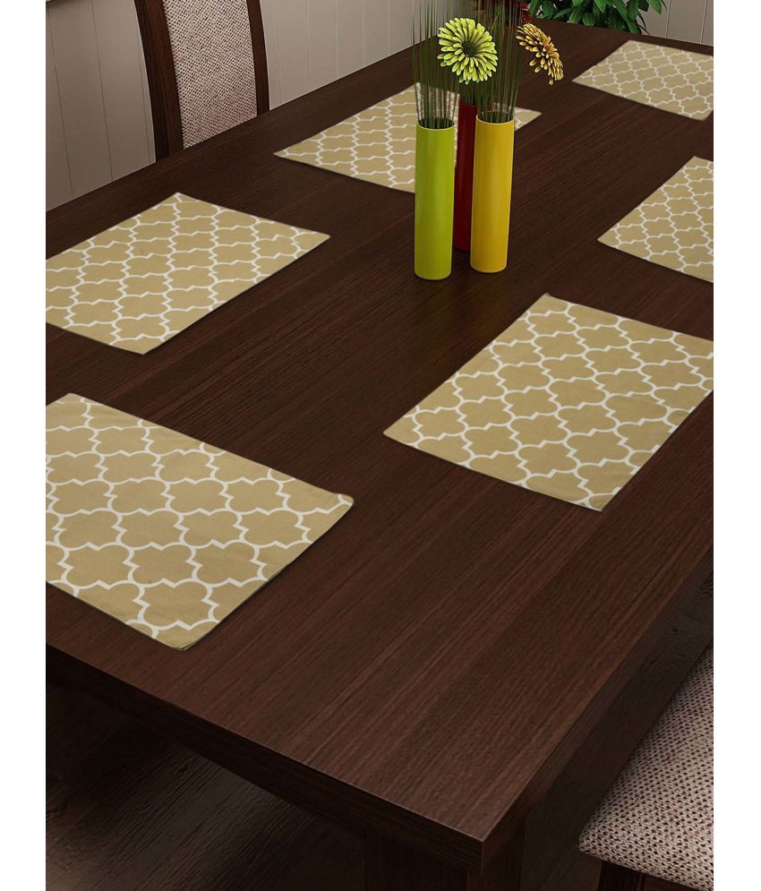 Mafatlal Set of 6 Cotton Table Mats Buy Mafatlal Set of 6 Cotton