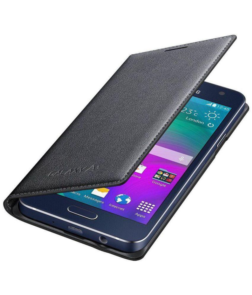 Samsung Galaxy A3 Flip Cover by Samsung Black EFFA300BCEGIN Flip Covers Online at Low