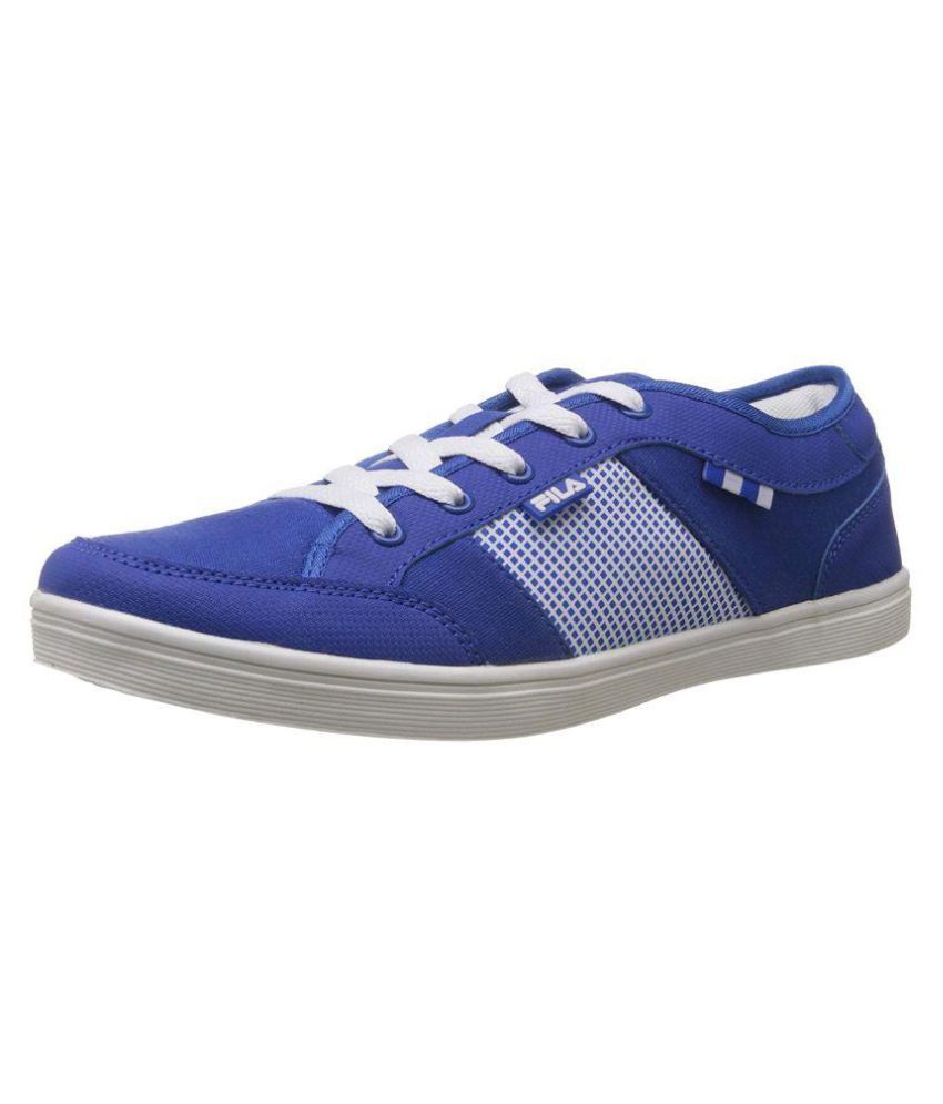 fila blue casual shoes