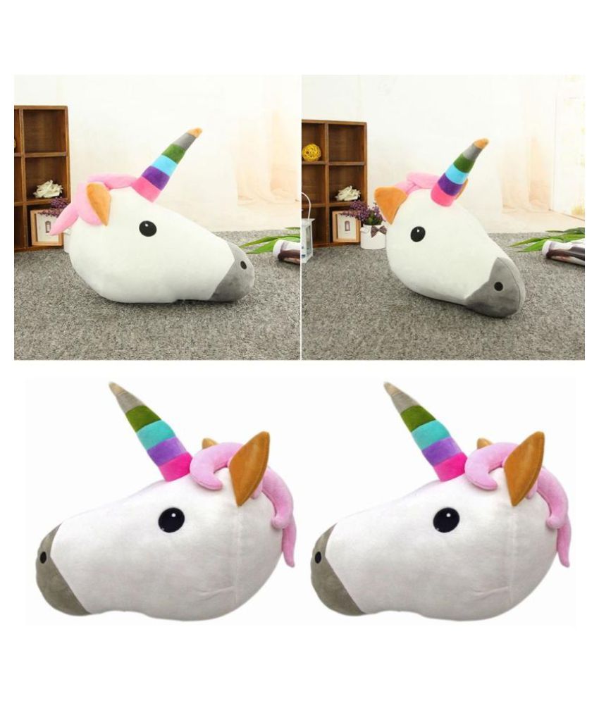 white horse plush toy