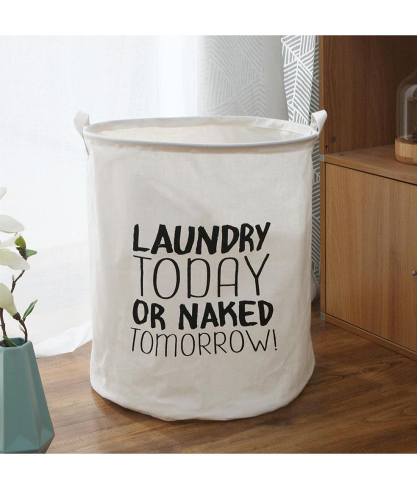 Laundry Today Or Naked Tomorrow Laundry Washing Basket Bin 