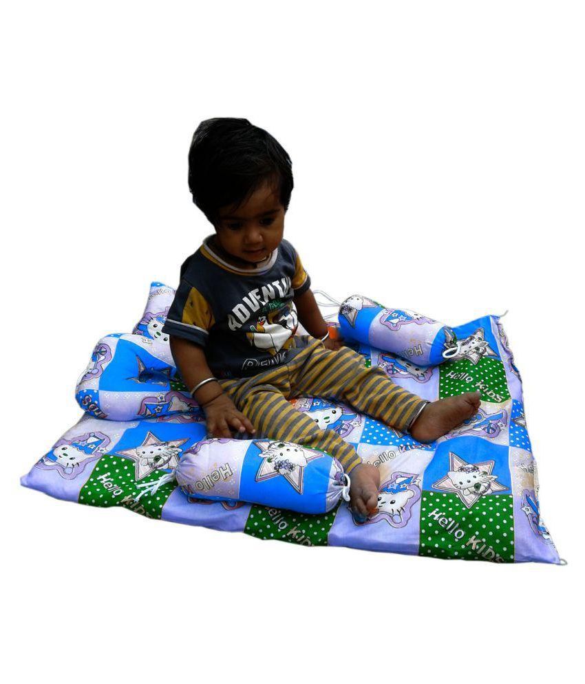 Oh Baby Blue Cotton ( 1 pcs) Bedding Sets baby sleeping bed sheet: Buy