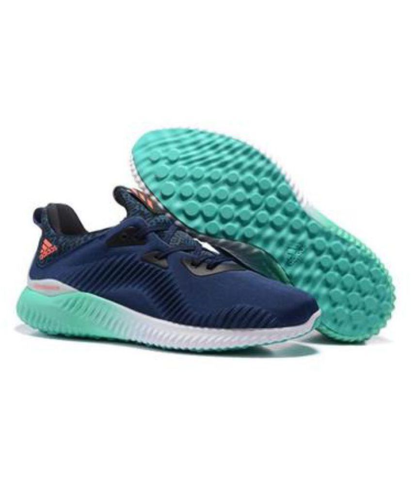 adidas alphabounce blue running shoes
