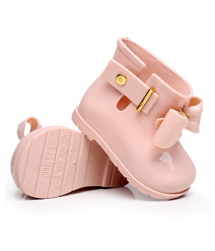 Guru a pair of bow children's fashion rain boots Price in India Buy