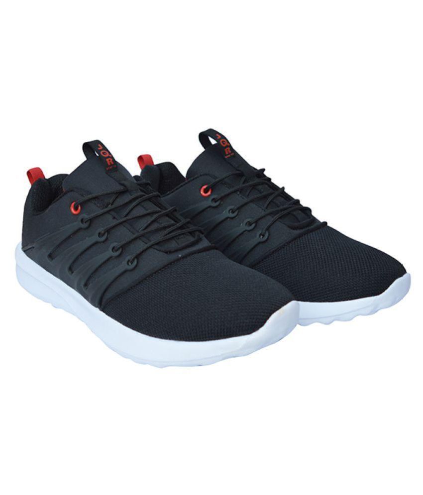 JQR SPORTS Black Running Shoes - Buy 