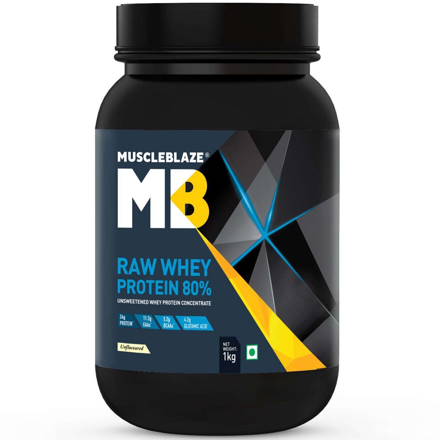 Buy Muscleblaze Raw Whey Protein Concentrate 80 With Digestive Enzymes