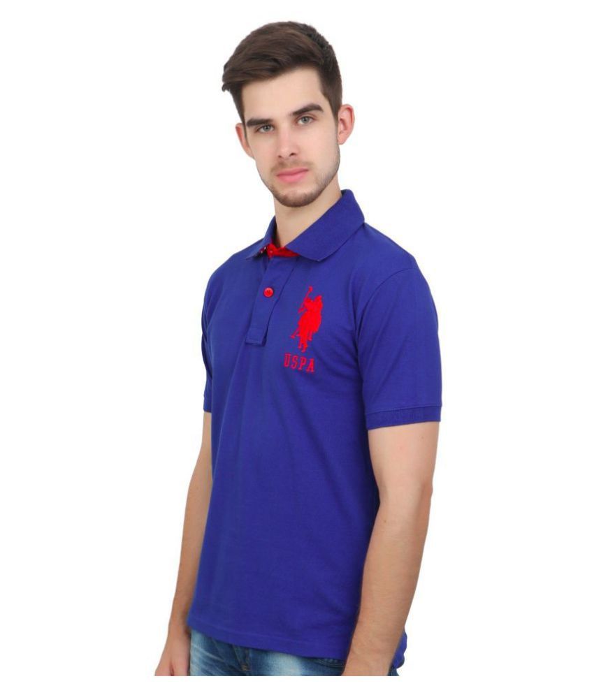 royal blue us polo t shirt