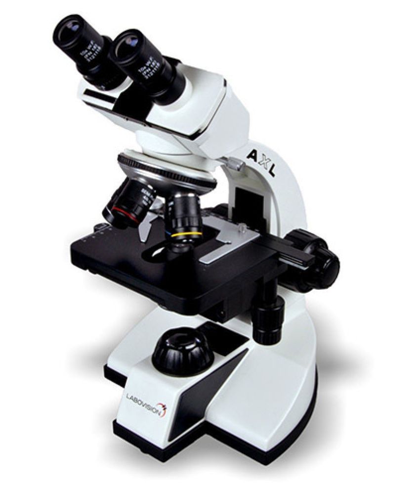 LABOVISION Model AXL Binocular Compound Microscope with Halogen Illumination System