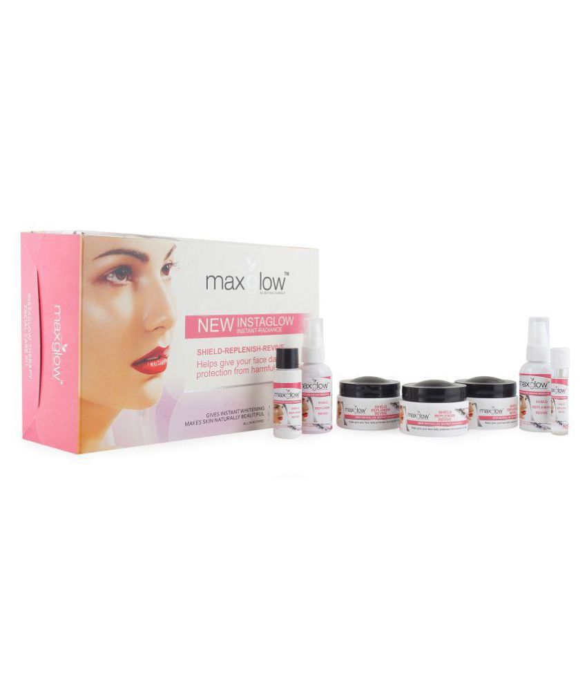     			MaxGlow INSTA GLOW FACIAL CARE KIT Facial Kit 330 gm Pack of 7