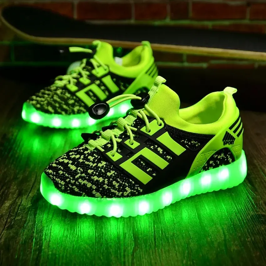 USB Charging Kids LED Light Child Casual Sneakers Kids LED Light