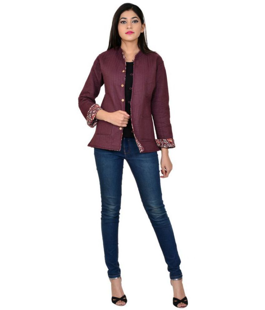 Buy Jaipur Textile Hub Cotton Multi Color Reversible Jackets Online at