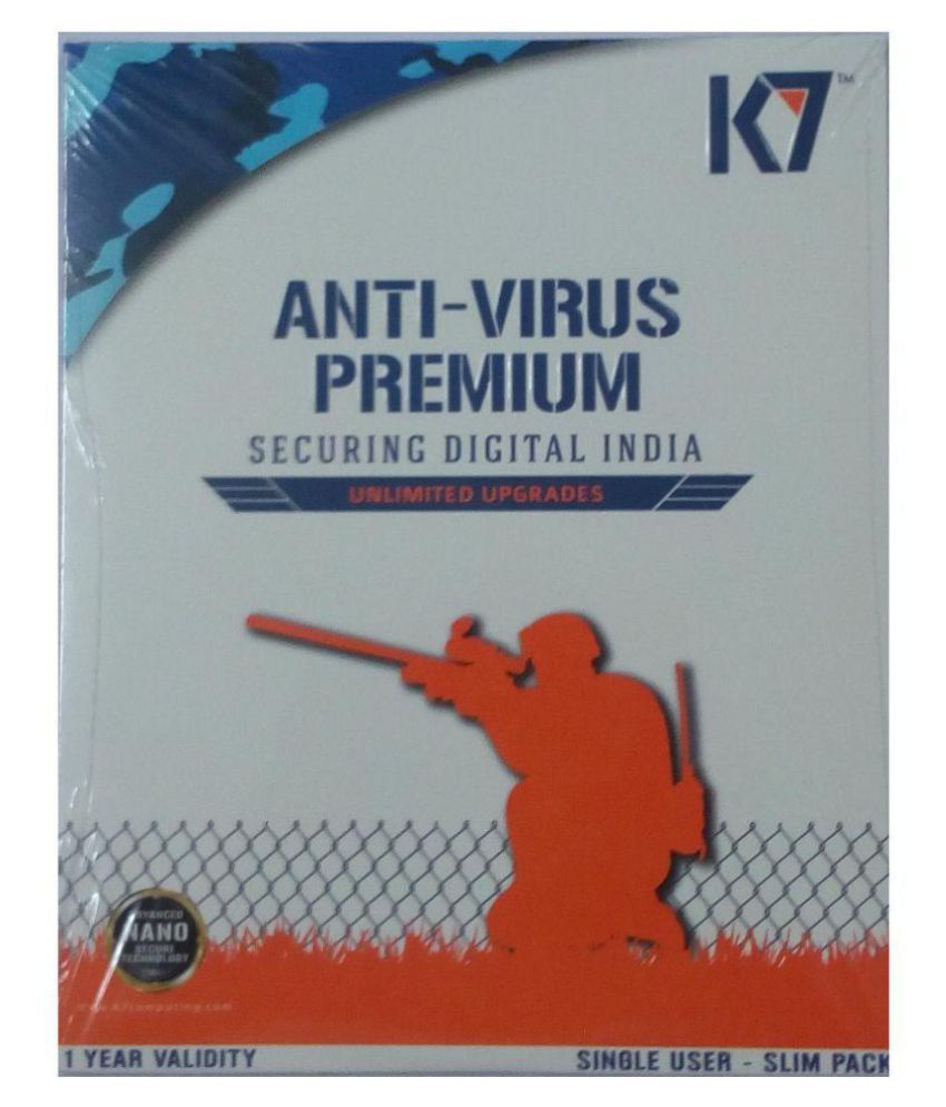 k7 antivirus one in three users price