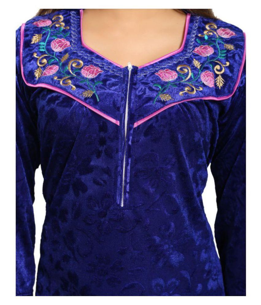 velvet nighty design