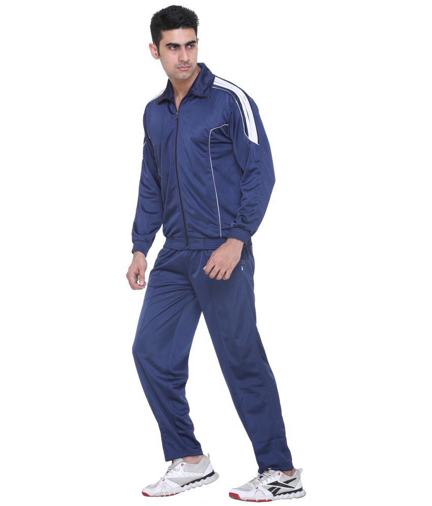 Warm Up Blue Polyester Tracksuit - Buy Warm Up Blue Polyester Tracksuit ...