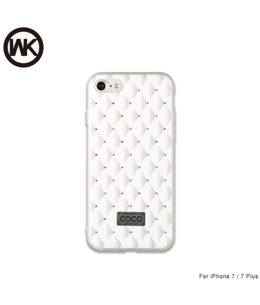 iPhone 7 Plus Plain Cases WK Design White WK Coco Phone Case