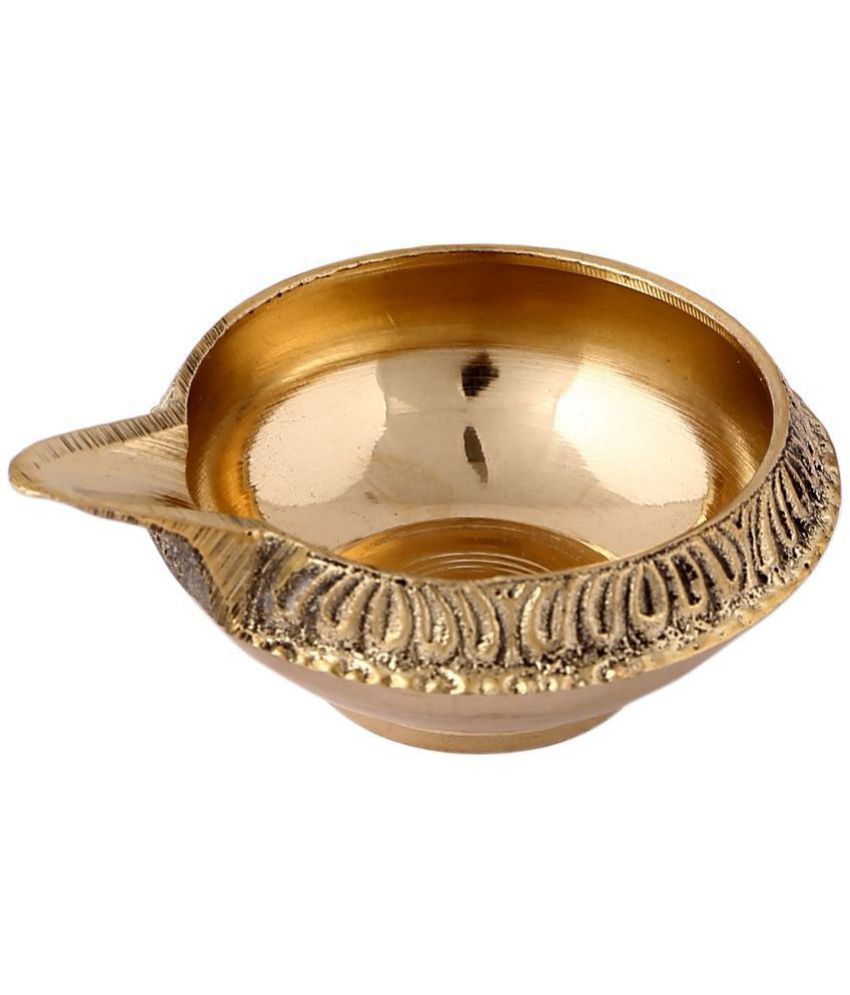     			Aadigange Brass Deepak Lamp/ Diya 2.5 Inch