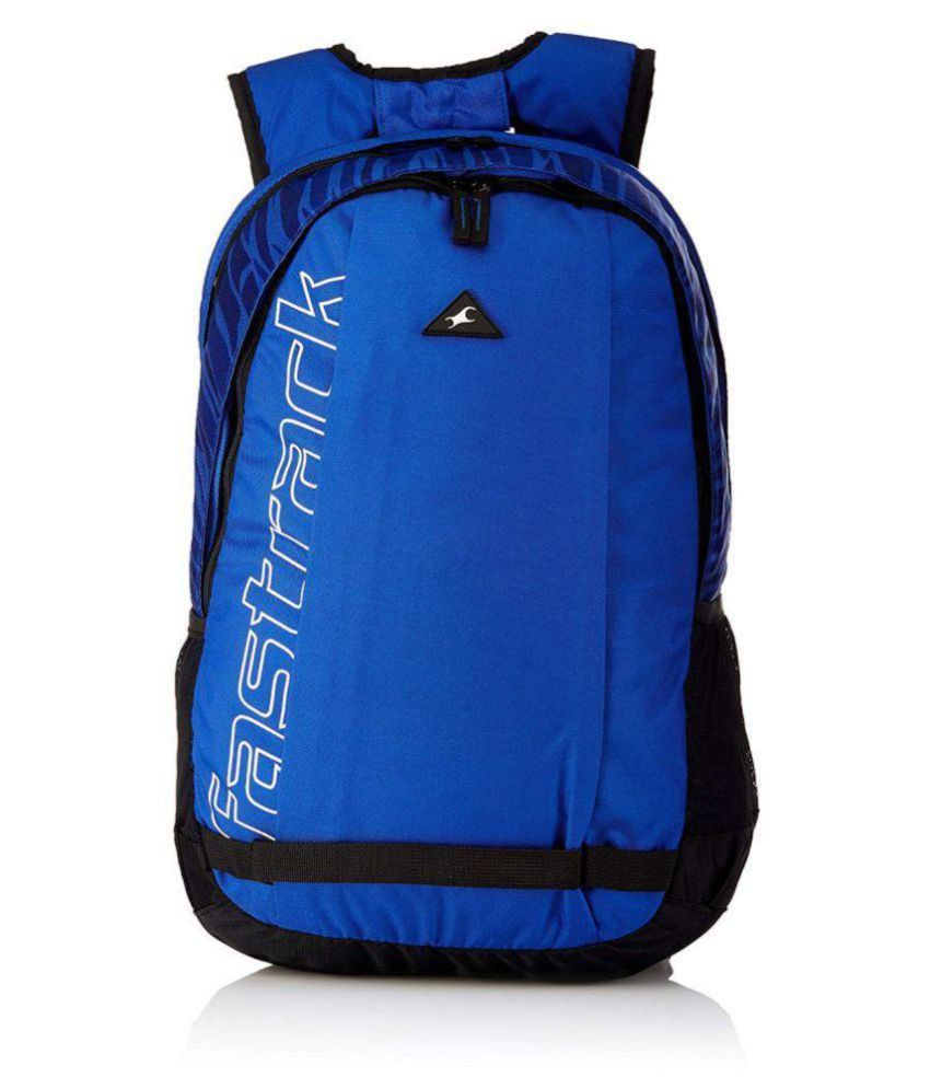 fastrack blue backpack