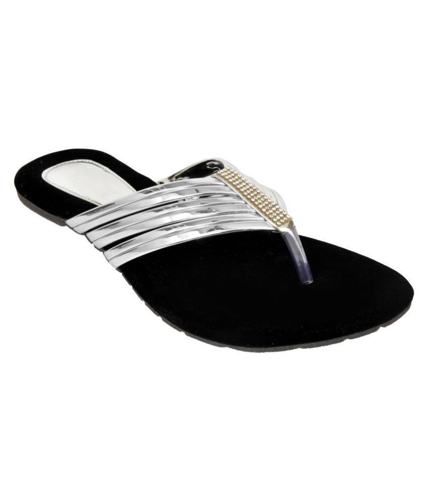 kohls silver flats