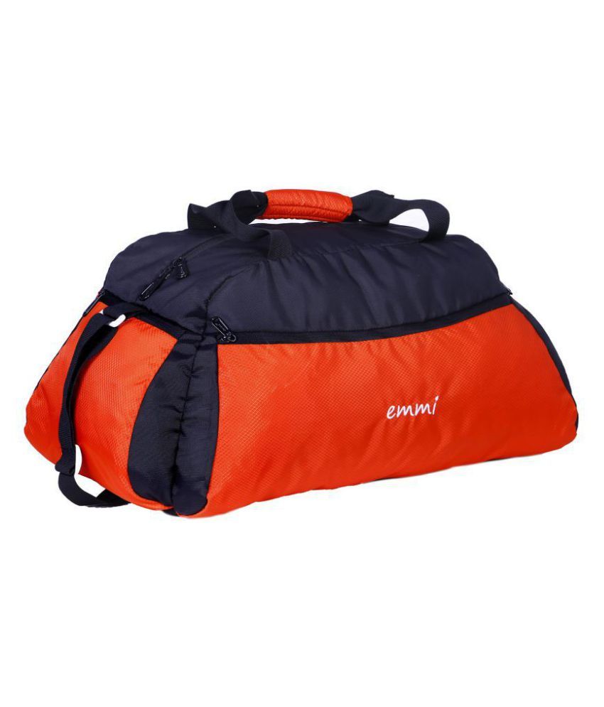 duffle bag orange