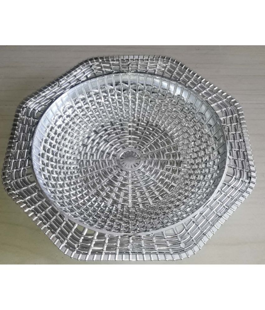 Sona Chandi Dish Decorative Serving Dish Serving Tray Decorative