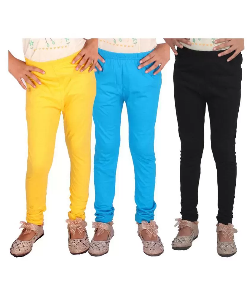 Buy online Yellow Solid Solid Ankle Length Leggings from Capris & Leggings  for Women by Mad Colors for ₹399 at 60% off