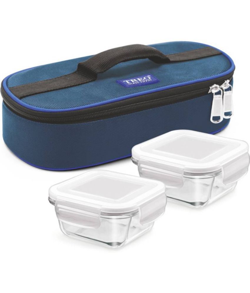 Treo Blue Glass Lunch Box: Buy Online at Best Price in India - Snapdeal