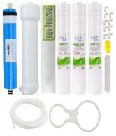 RO Membrane Replacement Kit with Aqua Flow 75 GPD Membrane,Housing, Spanner & FR-450 For all RO Water Purifiers