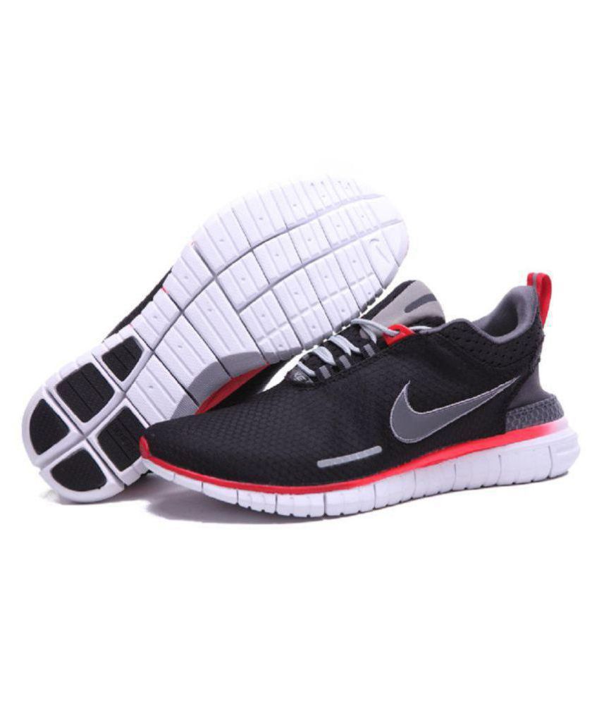 nike free og breeze black running shoes