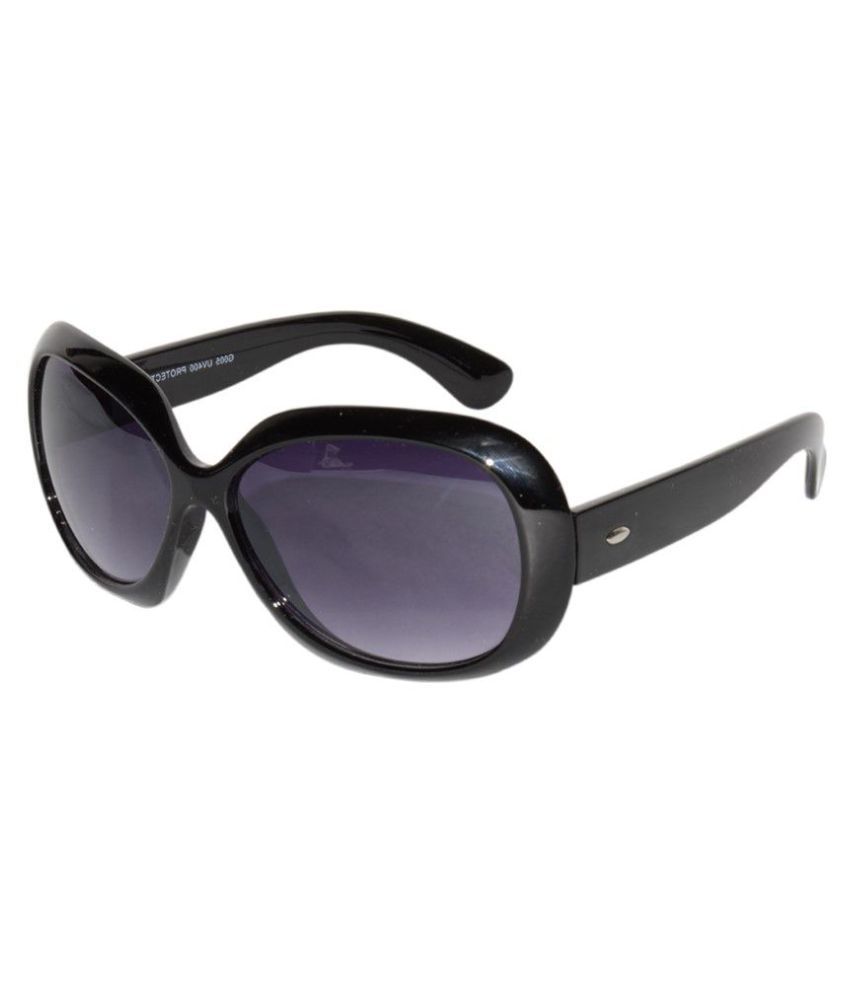     			Peter Jones - Black Oversized Sunglasses ( Pack of 1 )
