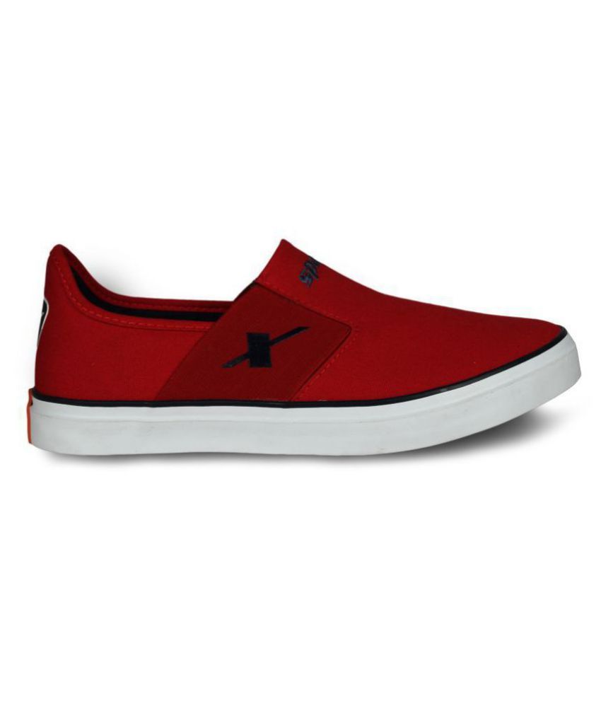 sparx men's mesh loafers