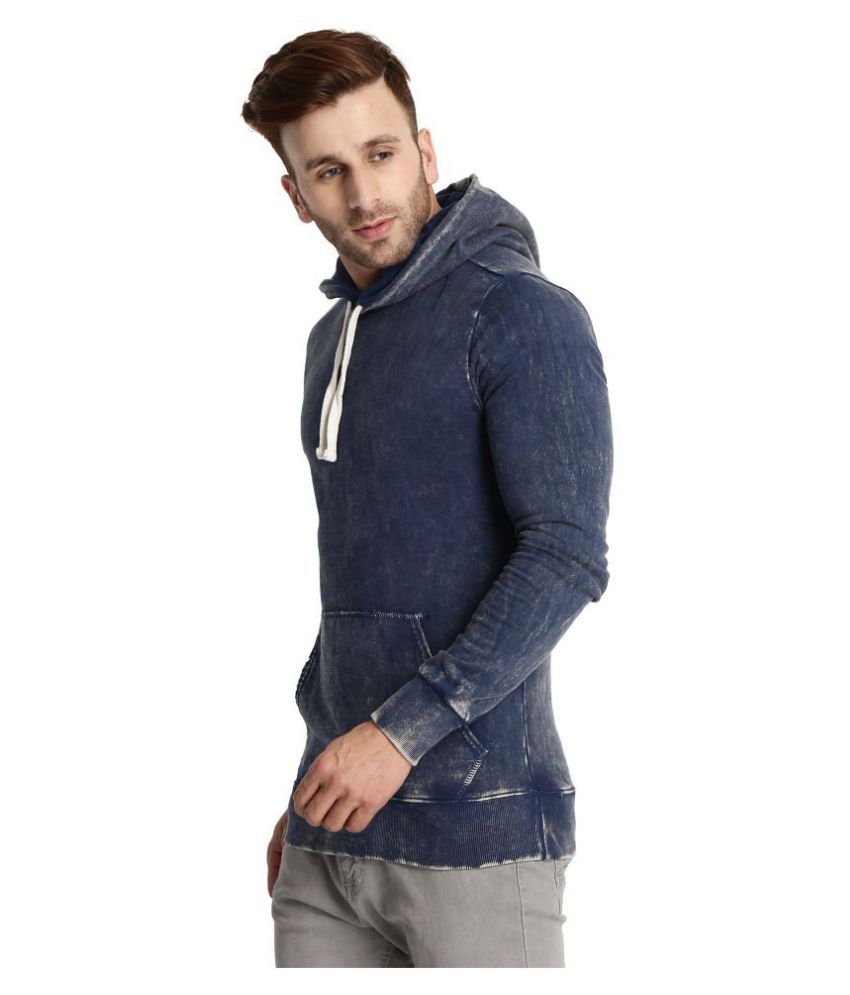 Tinted Blue Hooded Sweatshirt - Buy Tinted Blue Hooded Sweatshirt ...