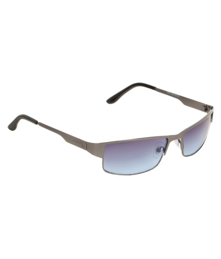 blue rectangle sunglasses