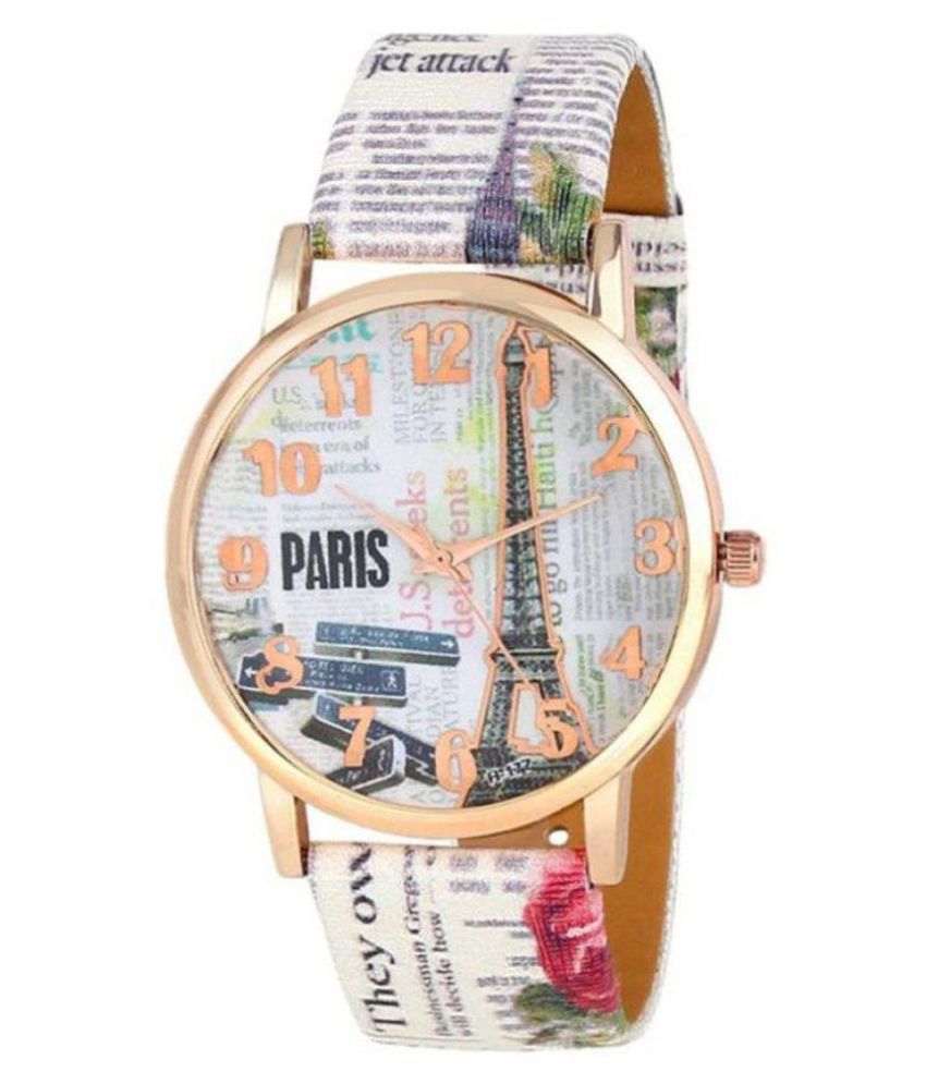     			MIENTERPRISE Leather Round Womens Watch