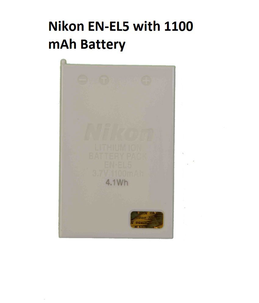     			Nikon EN-EL 5  with 1100 mah  Rechargeable Battery