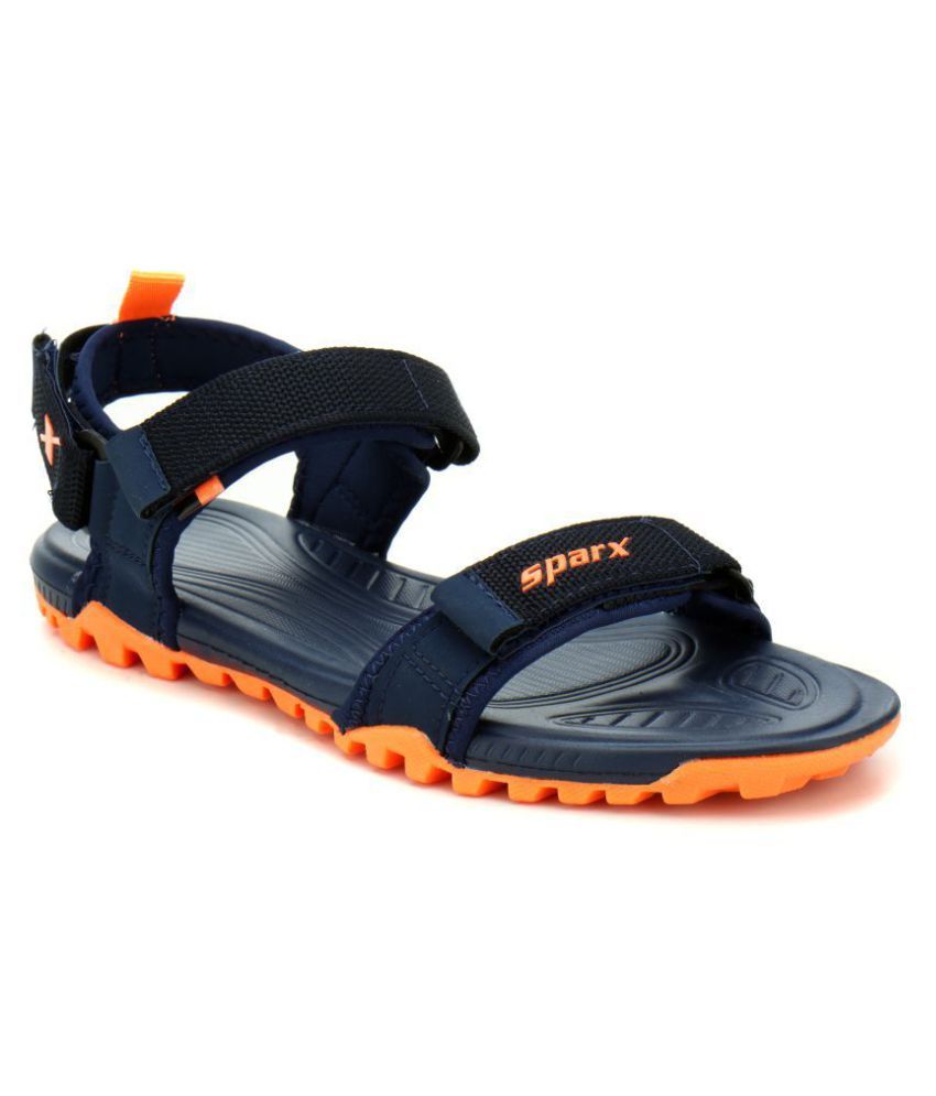 Sparx SM468 Navy Synthetic Leather Sandals Price in India Buy Sparx SM468 Navy Synthetic
