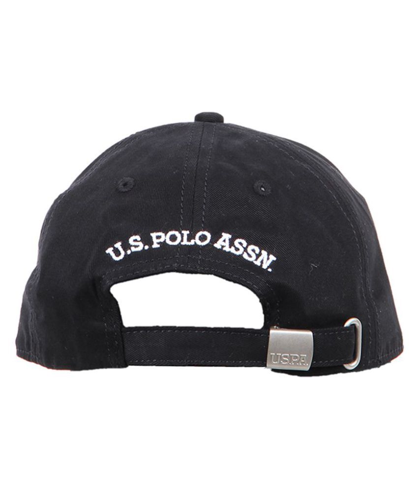 U.S. Polo Assn. Black Plain Cotton Caps - Buy Online @ Rs. | Snapdeal