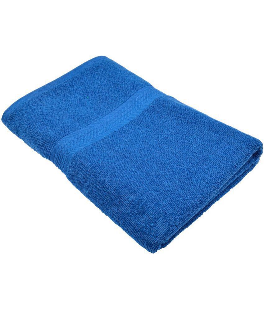     			Akshaan Texo Fab Single Cotton Bath Towel Blue