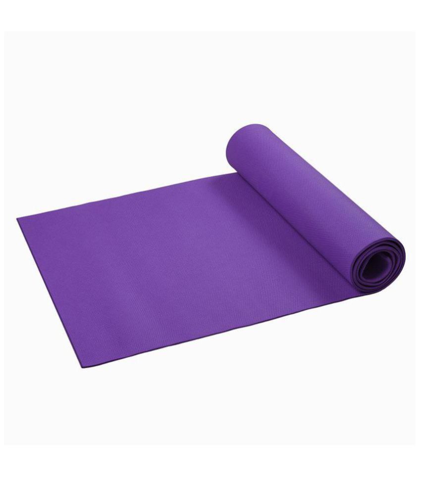     			E-Retailer™ Premium Reversible Anti-slip 0.4mm Yoga Cum Exercise Mat(Color-Purple)