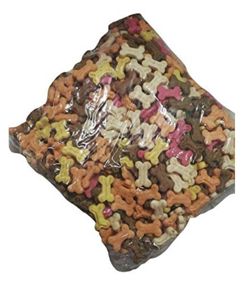     			Foodie Puppies Treat Biscuits (Assorted Mix) Egg, Chicken, Strawberry 1 kg Dry Dog Food