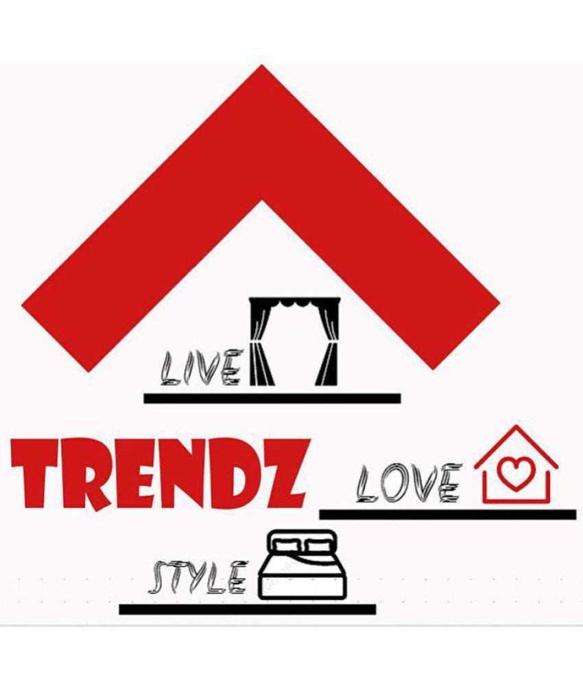 Trendz Home Furnishing Single Door SemiTransparent Eyelet Polyester