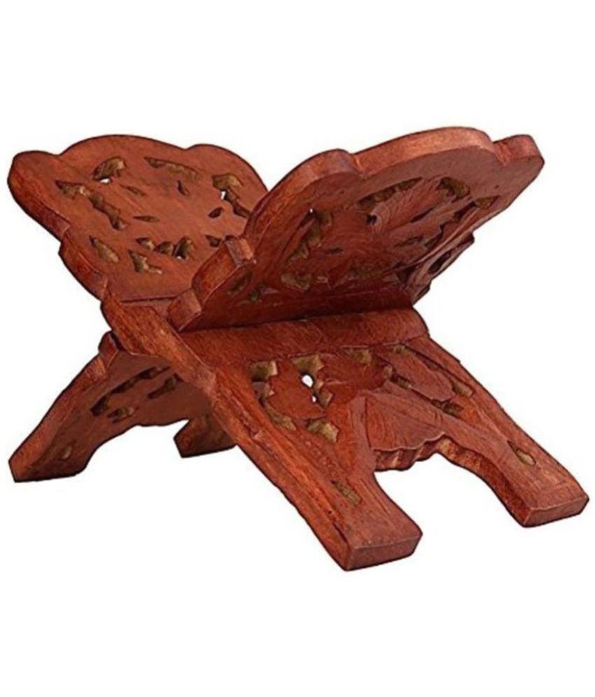     			only 4 you Brown Wooden Holy Book Stand