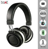 Boat rockerz 470 Over Ear Wireless With Mic Headphones/Earphones