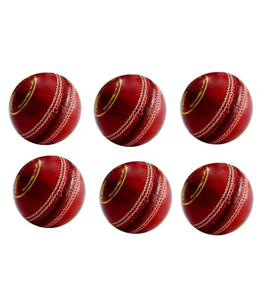 Tima Genuine Leather Cricket Ball Set of 6 Buy Online at Best Price on