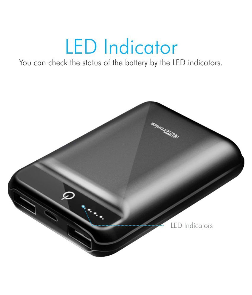 Portronics POR720_Mino Power10050mAh Power Bank 10000 mAh LiIon