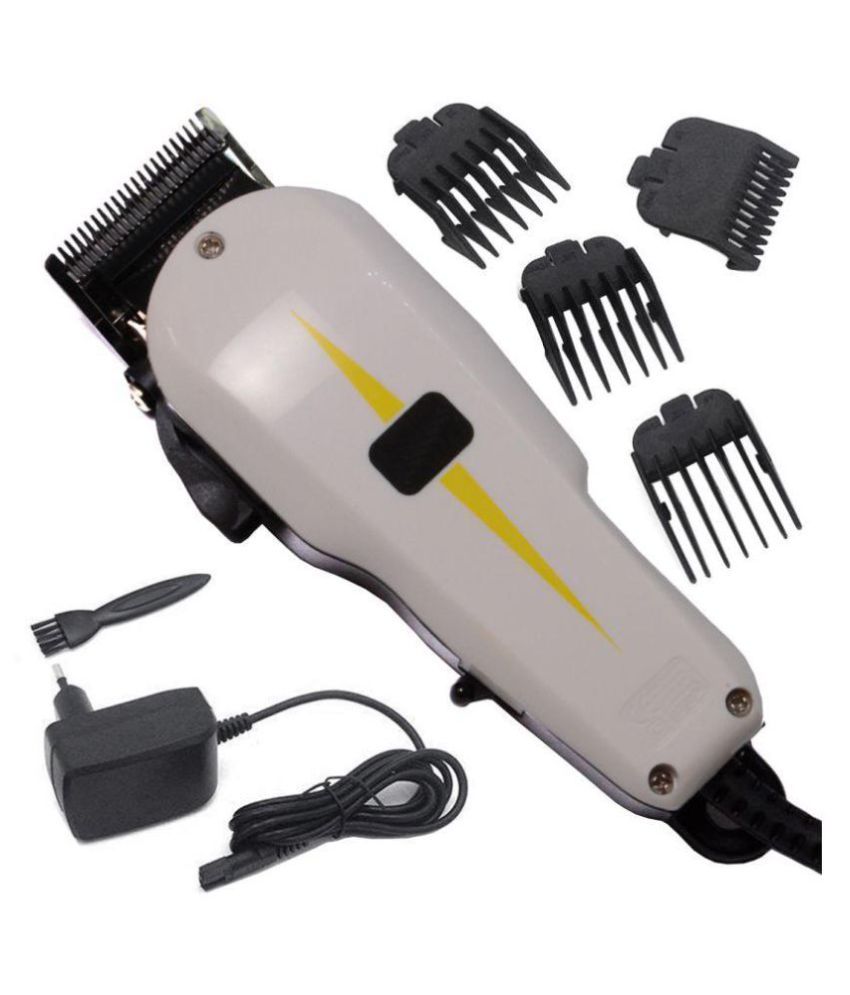 Jm Electric Corded Hair Clipper Beard Trimmer ( White ) Buy Jm